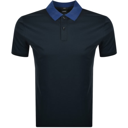 BOSS X Porsche Quarter Zip Polo Navy | Mainline Menswear BOSS X Porsche Quarter Zip Polo Navy | Mainline Menswear